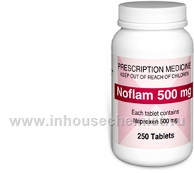 Noflam 500 (Naproxen) 250 Tablets/Pack