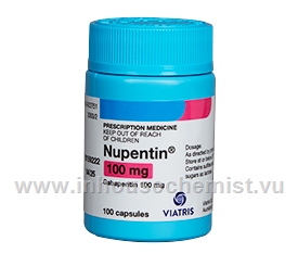Nupentin 100 (Gabapentin) 100 Capsules/Pack