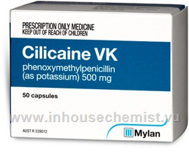 Cilicaine VK Caps 500mg 50 BL
