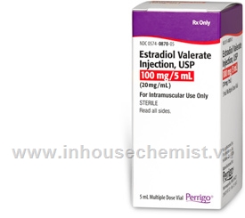 Estradiol Valerate Injection 100mg/5mL 1 x 5mL/Vial
