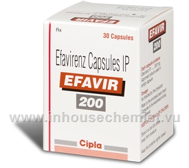 Efavir 200mg (Efavirenz) 30 Capsules/Pack