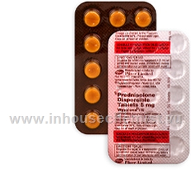 Wysolone 5 (Prednisolone 5mg) 15 Tablets/Strip