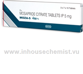 Moza-5 (Mosapride) 5mg 210 Tablets/Pack