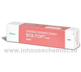 Soltop Cream (Clobetasol 0.05%) 30g/Tube