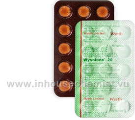 Wysolone 20 (Prednisolone 20mg) 15 Tablets/Strip