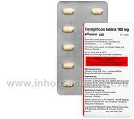 Invokana (Canagliflozin) 100mg 10 Tablets/Pack