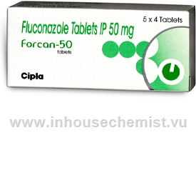 Forcan-50 (Fluconazole) 20 Tablets/Pack