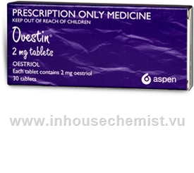 Ovestin Tablets 2mg 30 Tablets/Pack- by Aspen