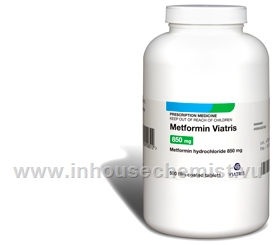 Metformin 850mg 500 Tablets/Pack by Mylan