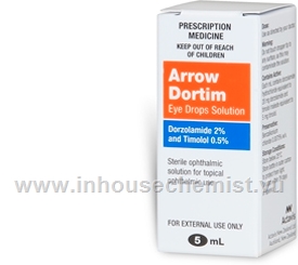 Arrow - Dortim Eye Drops (Dorzolamide 2% and Timolol 0.5%) 5ml/Pack