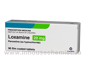 Loxamine 20mg (Paroxetine) 90 Tablets/Pack