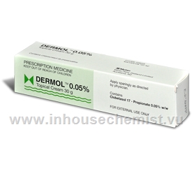 Dermol Topical Cream 0.05% 30g Tube