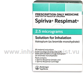 Spiriva Respimat 2.5mcg 4ml inhaler 60 Puffs/Pack