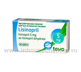 Ethics Lisinopril 5mg 90 Tablets/Pack