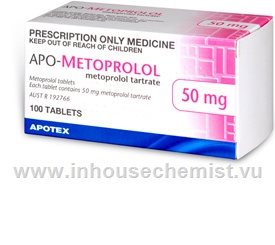 APO-Metoprolol 50mg 100 Tablets/Pack