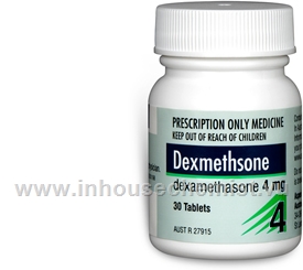 Dexmethsone (Dexamethasone) 4mg 30 Tablets/Pack