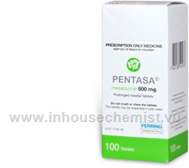 Pentasa 500mg 100 Tablets/Pack