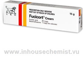 Fucicort Cream 20mg/g (Fusidic Acid/Betamethasone) 15g/Tube by LEO
