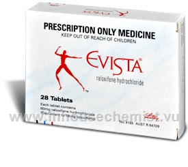Evista 60mg 28 Tablets/Pack