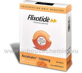 Flixotide (Fluticasone) Accuhaler 100mcg 60 Doses/Pack