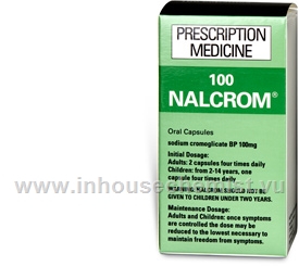 Nalcrom 100mg (Sodium Cromoglycate) 100 Capsules/Pack