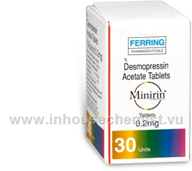 Minirin 0.2mg (Desmopressin) 30 Tablets/Pack