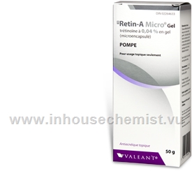 Retin-A 0.04% Micro Gel (Tretinoin) 50g Pump Pack