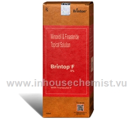 Brintop F (Minoxidil & Finasteride 5%/0.1%) Topical Solution 100ml/Pack