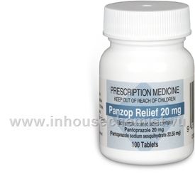 Panzop Relief (Pantoprazole 20mg) 100 Tablets/Pack