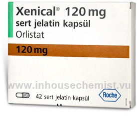 Xenical (Orlistat 120mg) 42 Capsules/Pack (Turkish)