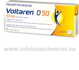 Voltaren D (Diclofenac 50mg) 20 Tablets/Pack