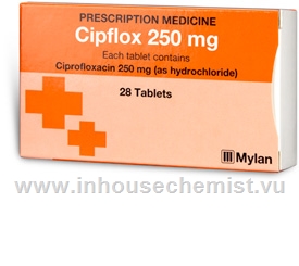 Cipflox (Ciprofloxacin 250mg) 28 Tablets/Pack