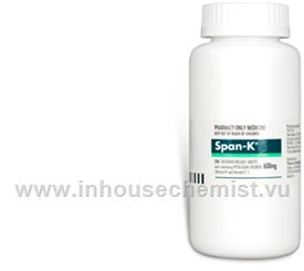 Span K (Potassium Chloride 600mg) 200 Tablets/Pack