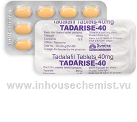 Tadarise (Tadalafil 40mg) 10 Tablets/Strip