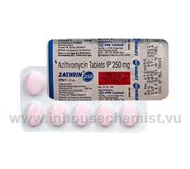 Zathrin (Azithromycin 250mg) 10 Tablets/Strip