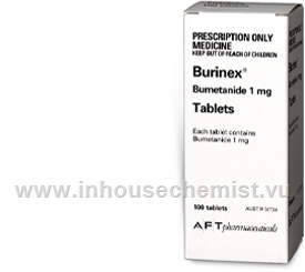 Burinex (Bumetanide 1mg) 100 Tablets/Pack
