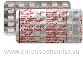 Amaryl (Glimepiride 1mg) 30 Tablets/Strip