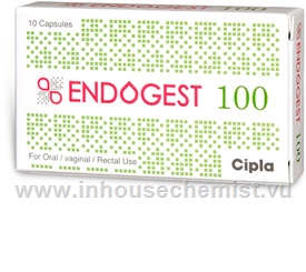 Endogest 100 (Progesterone 100mg) 10 Capsules/Strip