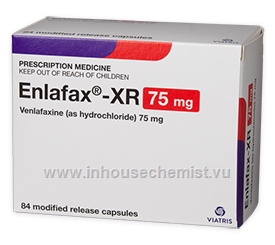 Enlafax XR (Venlafaxine 75mg) 84 Capsules/Pack