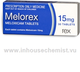 Melorex (Meloxicam 15mg) 30 Tablets/Pack