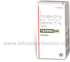 Tafero-EM (Emtricitabine & Tenofovir Alafenamide 200mg/25mg) Tablets