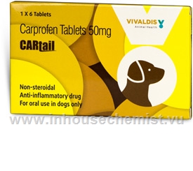 Cartail (Carprofen 50mg) 6 Tablets/Pack