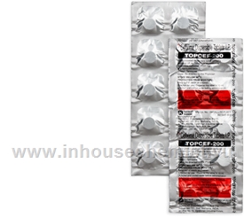 Topcef-200 (Cefixime 200mg) 10 Dispersible Tablets/Strip