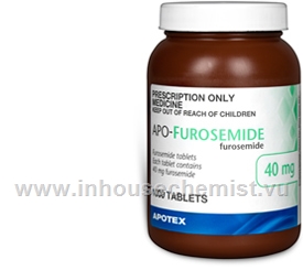 APO-Furosemide 40mg 1000 Tablets/Pack