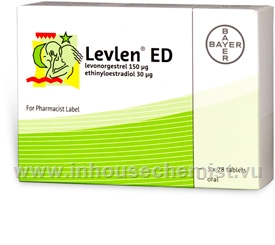 Levlen ED 84 Tablets/Pack