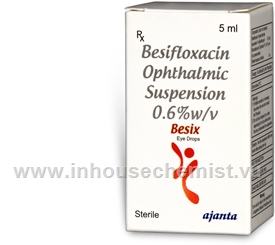 Besix (Besifloxacin 0.6%) Eye Drops 5ml