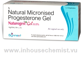 Naturogest (Progesterone 8%) Gel (15 Prefilled Applicators/Pack) 1.35g each