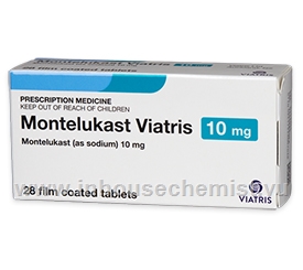 Montelukast Viatris Tab 10mg 28 Bl