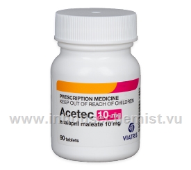 Acetec (Enalapril 10mg) 90 Tablets/Pack