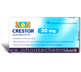 Crestor (Rosuvastatin 20mg) 14 Tablets/Pack